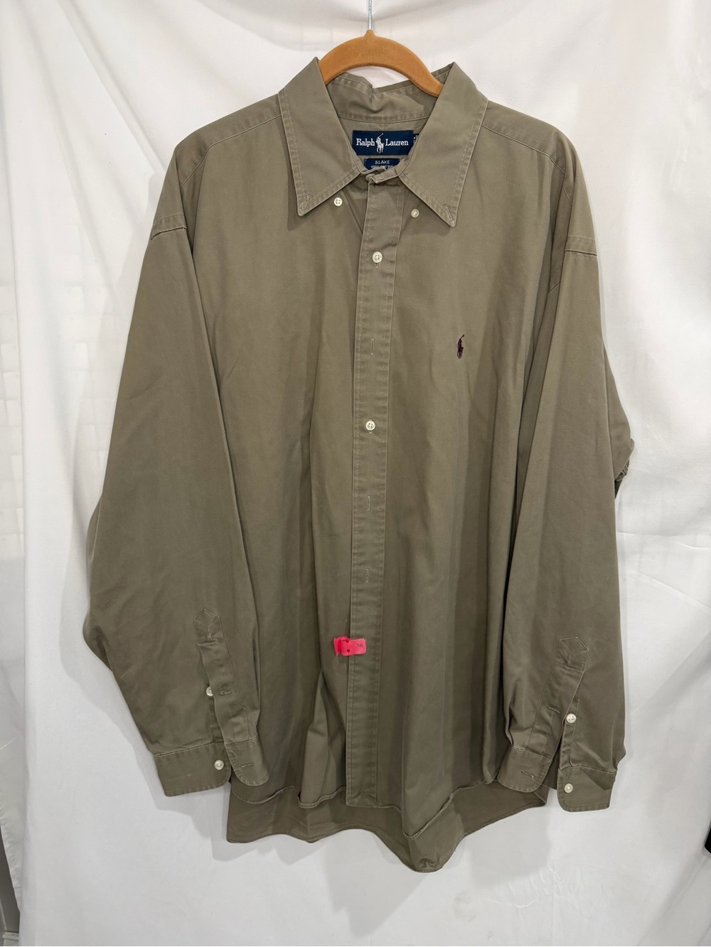 Ralph Lauren Olive Green Long Sleeve Button-Down Shirt